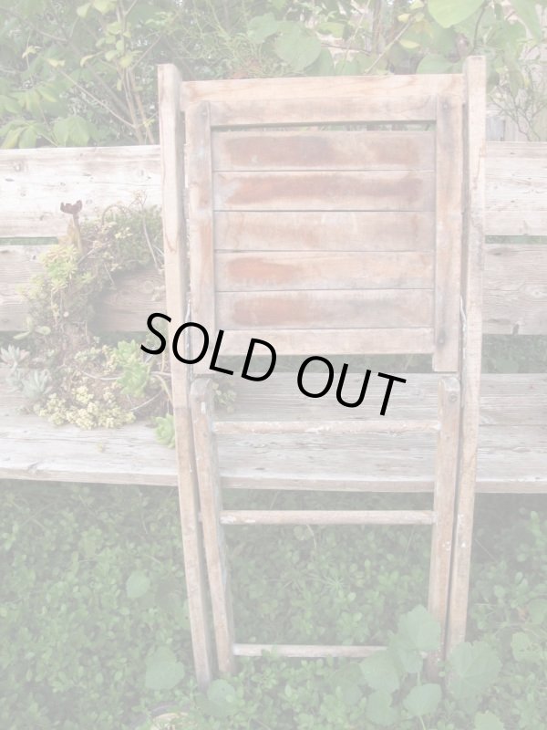 画像7: SALE！￥９８００→￥６５００！ＵＳＡ輸入 VINTAGE ホールディング チェア 折りたたみ椅子 paintA