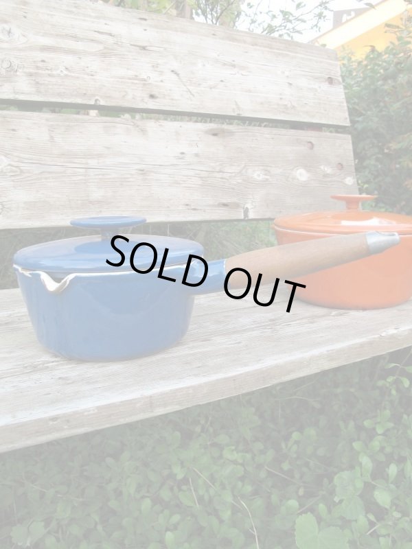 画像2: ＵＳＡ輸入 VINTAGE デンマーク製ビンテージ COPCO コプコ ホーロー 鍋 ブルー