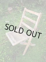 画像: SALE！￥９８００→￥６５００！ＵＳＡ輸入 VINTAGE ホールディング チェア 折りたたみ椅子 paintA