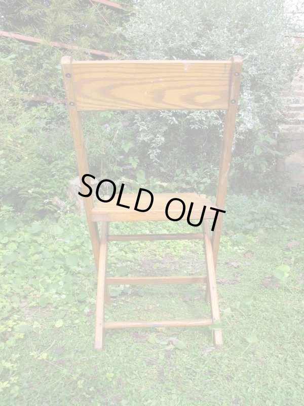 画像5: SALE！￥９８００→￥６５００！ＵＳＡ輸入 VINTAGE ホールディング チェア 折りたたみ椅子 F