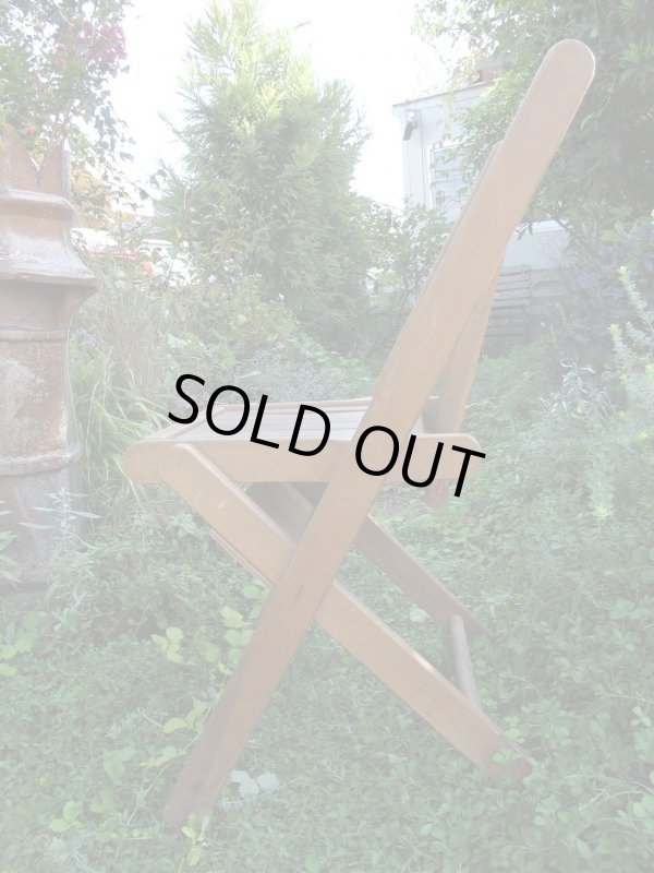 画像4: SALE！￥９８００→￥６５００！ＵＳＡ輸入 VINTAGE ホールディング チェア 折りたたみ椅子 H