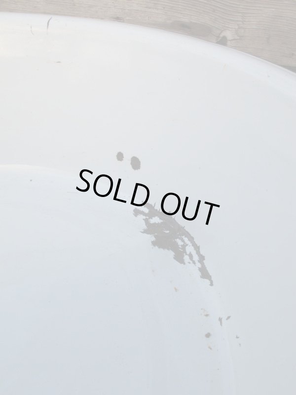 画像4: ＵＳＡ輸入 VINTAGE ホーロータライ 琺瑯盥