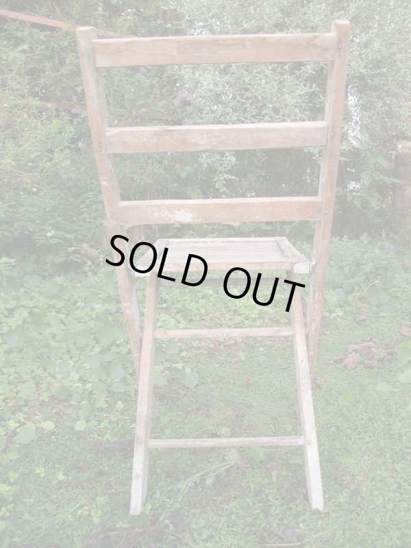 画像5: SALE！￥９８００→￥６５００！ＵＳＡ輸入 VINTAGE ホールディング チェア 折りたたみ椅子 paintA