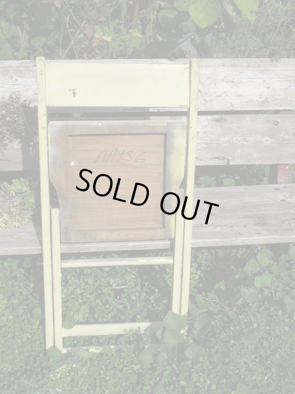 画像6: SALE！￥９８００→￥６５００！ＵＳＡ輸入 VINTAGE ホールディング チェア 折りたたみ椅子 G