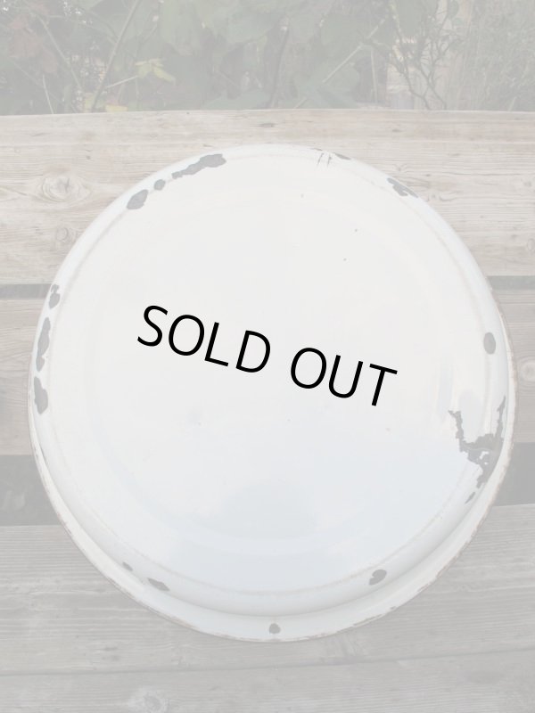 画像5: ＵＳＡ輸入 VINTAGE ホーロータライ 琺瑯盥