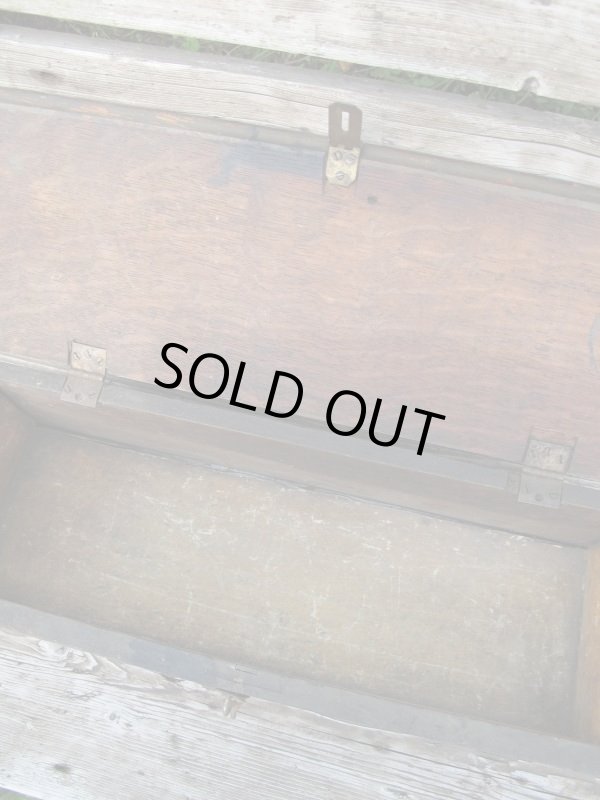 画像4: ＵＳＡ輸入 VINTAGE ビンテージ wood TOOL BOX 道具箱