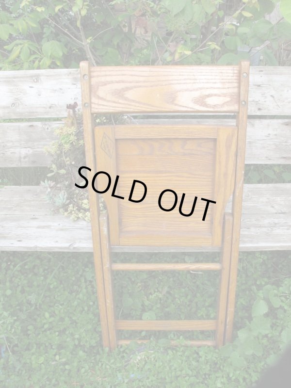 画像7: SALE！￥９８００→￥６５００！ＵＳＡ輸入 VINTAGE ホールディング チェア 折りたたみ椅子 F