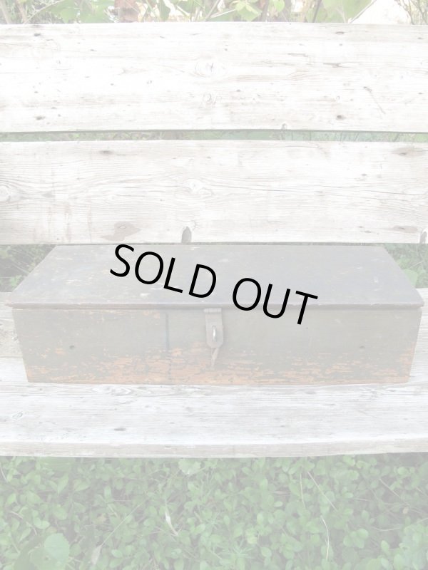 画像2: ＵＳＡ輸入 VINTAGE ビンテージ wood TOOL BOX 道具箱