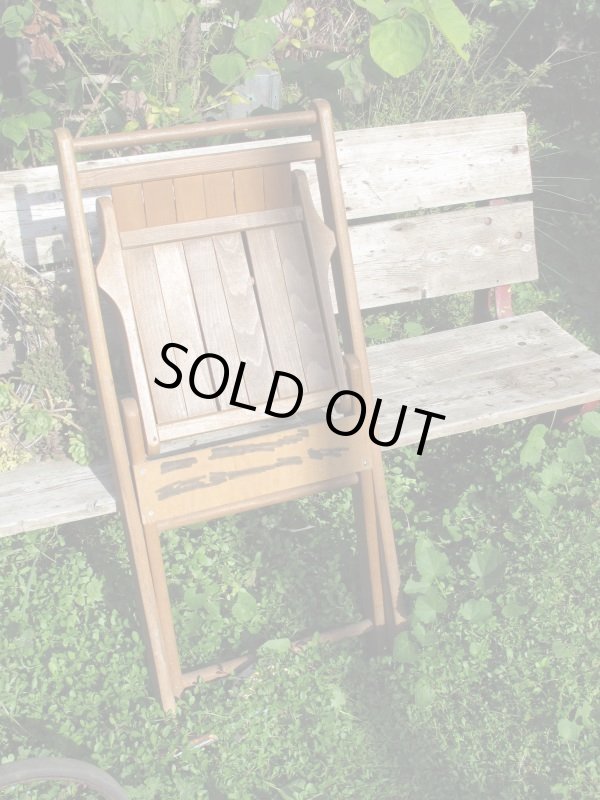 画像7: SALE！￥９８００→￥６５００！ＵＳＡ輸入 VINTAGE ホールディング チェア 折りたたみ椅子 H