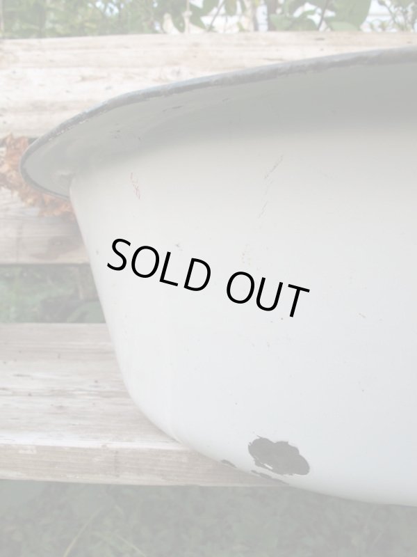 画像6: ＵＳＡ輸入 VINTAGE ホーロータライ 琺瑯盥