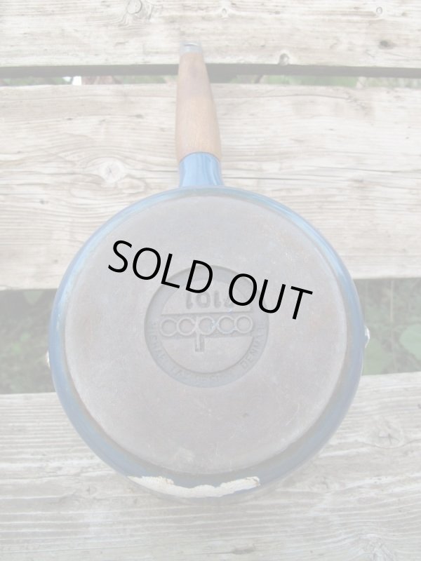 画像5: ＵＳＡ輸入 VINTAGE デンマーク製ビンテージ COPCO コプコ ホーロー 鍋 ブルー