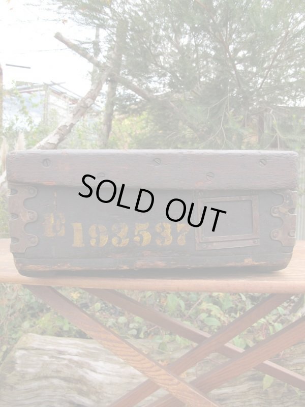 画像2: ＵＳＡ輸入 20's30's VINTAGE ビンテージ Wood BOX 書類箱？