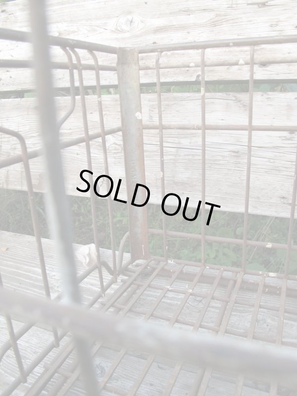 画像6: ＵＳＡ輸入 VINTAGE ビンテージ アイアンメッシュ BOX 鉄かご 道具箱