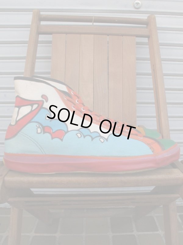 画像2: DEAD STOCK！70's Vintage Petermax sneaker ビンテージ ピーターマックス 総柄スニーカー