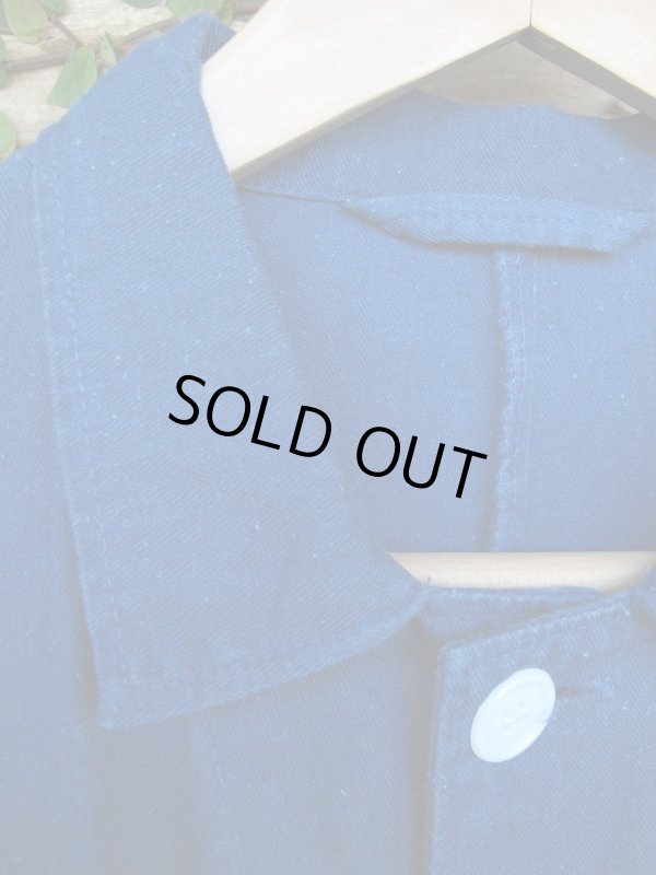 画像6: 本藍染 チェコ ワークコート ショップコート アトリエコート