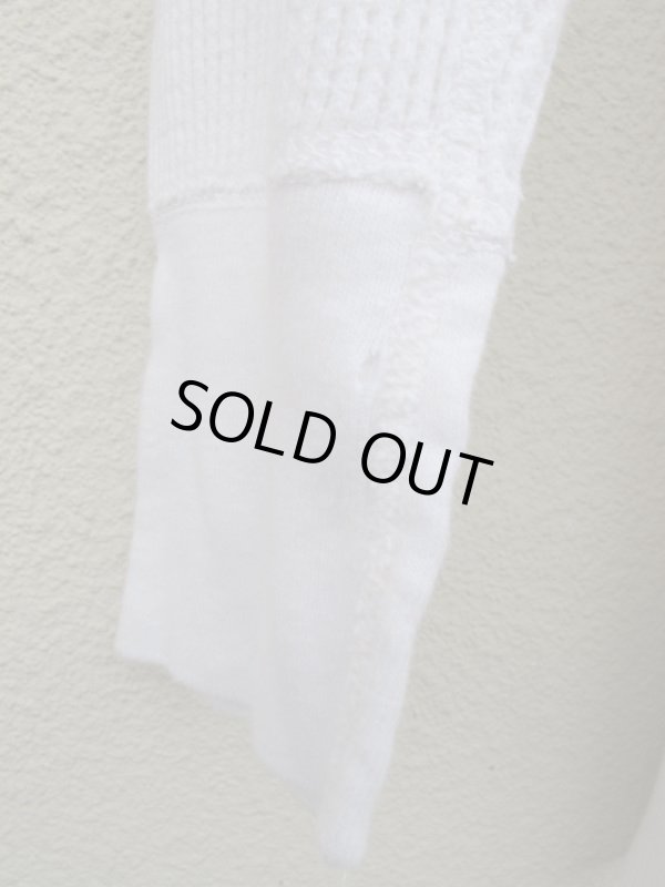 画像4: 60s Vintage WEST cotton100% Thermal ビンテージ ウエスト サーマル S