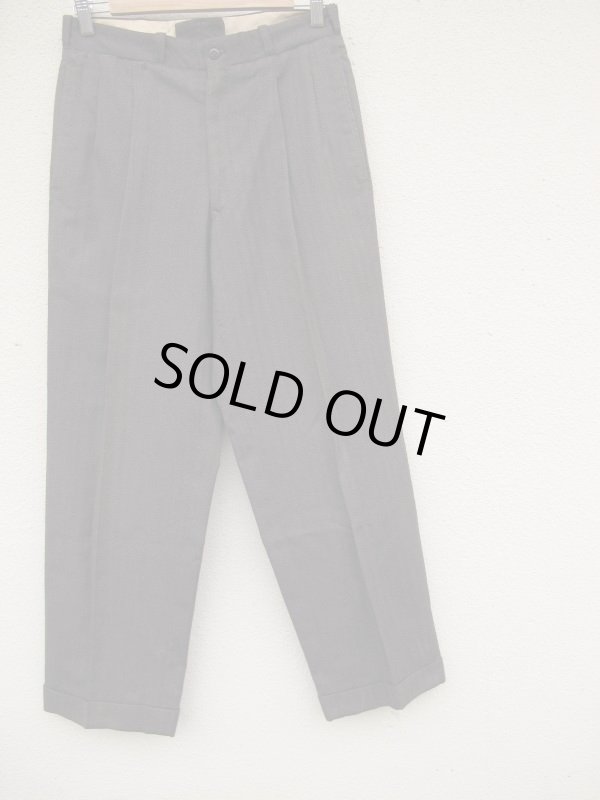 画像1: USA VINTAGE Slacks H.B.T ビンテージスラックス ヘリンボーンツイル