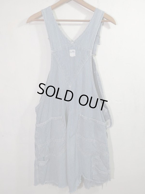 画像6: USA 70s Vintage Lee Hickory over all cutoff ビンテージ リー ヒッコリー オーバーオール カットオフ