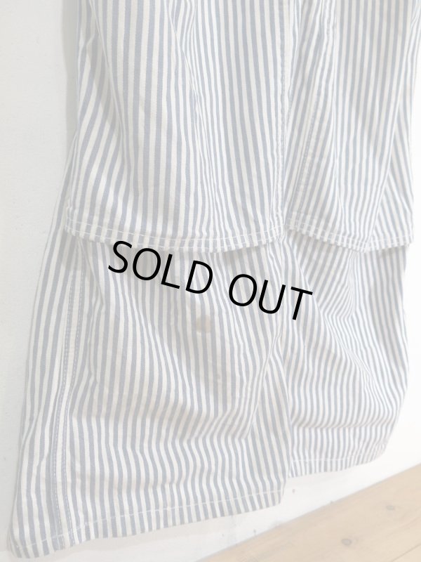 画像6: USA 60s Vintage BIG MAC over all Hickory ヒッコリー エプロン付き オーバーオール