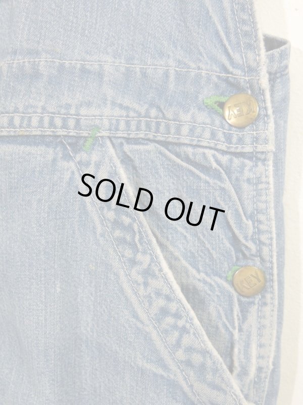 画像6: USA 60s Vintage KEY over all ビンテージ キー デニム オーバーオール