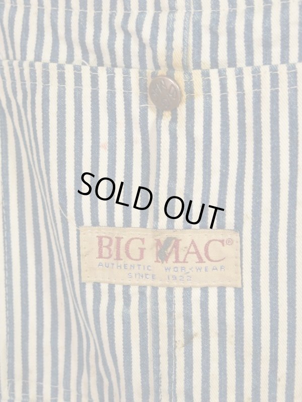 画像4: USA製 BIG MAC over all Hickory ヒッコリー オーバーオール