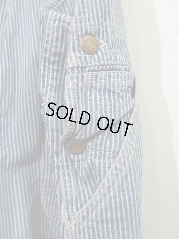 画像7: USA 70s Vintage Lee Hickory over all cutoff ビンテージ リー ヒッコリー オーバーオール カットオフ