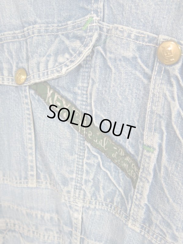 画像4: USA 60s Vintage KEY over all ビンテージ キー デニム オーバーオール