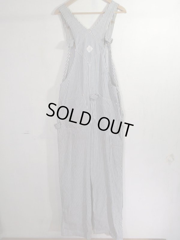 画像7: USA 60s Vintage BIG MAC over all Hickory ヒッコリー エプロン付き オーバーオール