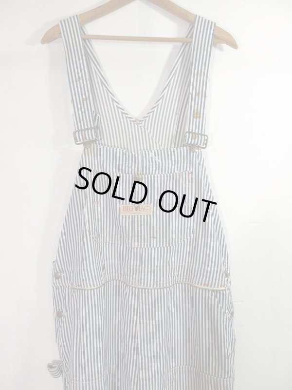 画像2: USA製 BIG MAC over all Hickory ヒッコリー オーバーオール