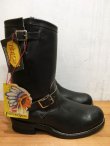 画像1: デッドストック CHIPPEWA チペワ 黒タグ 27863 エンジニアブーツ US10E スチールトゥ