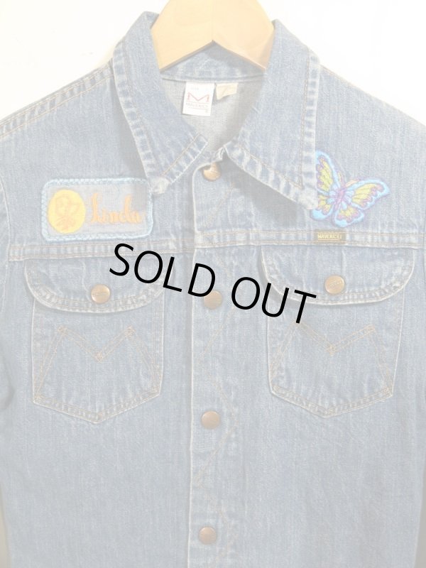 画像2: 70s VINTAGE MAVERICK ビンテージ マーベリック デニムシャツ sizeＳ