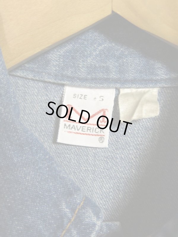 画像5: 70s VINTAGE MAVERICK ビンテージ マーベリック デニムシャツ sizeＳ