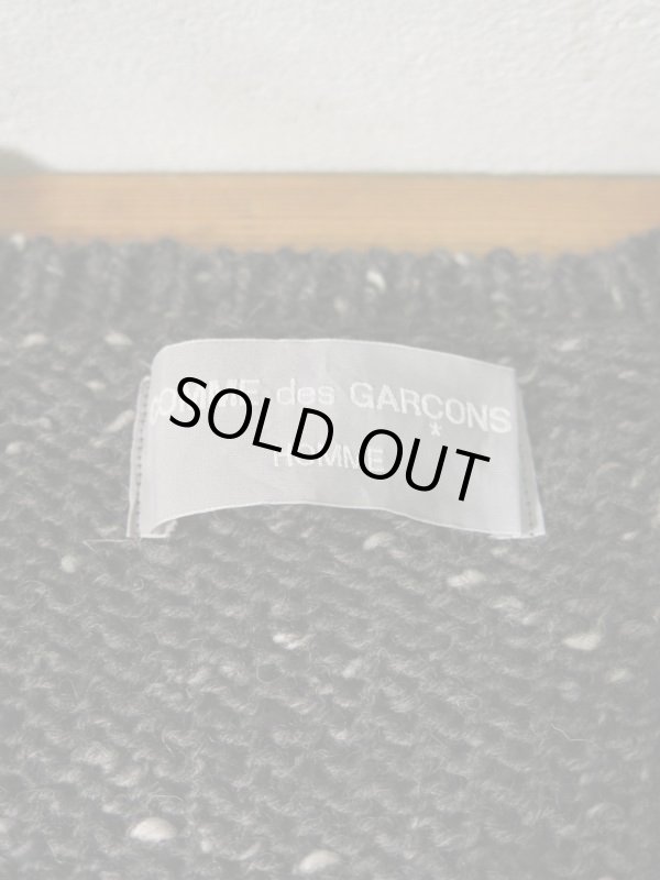 画像5: COMME des GARCONS HOMME ウール ネップミックス Ｖネックニット AD1997