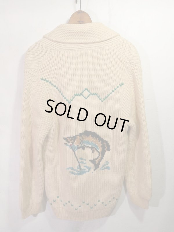 画像4: カナダ製 ビンテージ TUNDRA ショールカラー カナディアンセーター