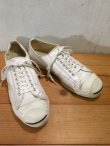 画像1: USA製 CONVERSE コンバース レザー ジャックパーセル 8 1/2 ２７ｃｍ