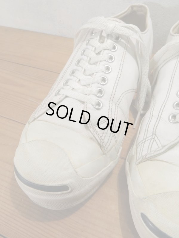 画像3: USA製 CONVERSE コンバース レザー ジャックパーセル 8 1/2 ２７ｃｍ