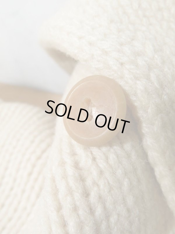 画像7: 50s ビンテージ ショールカラー セーター ヘチマ XS