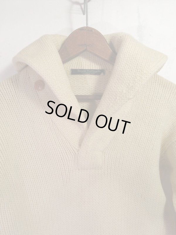 画像8: 50s ビンテージ ショールカラー セーター ヘチマ XS