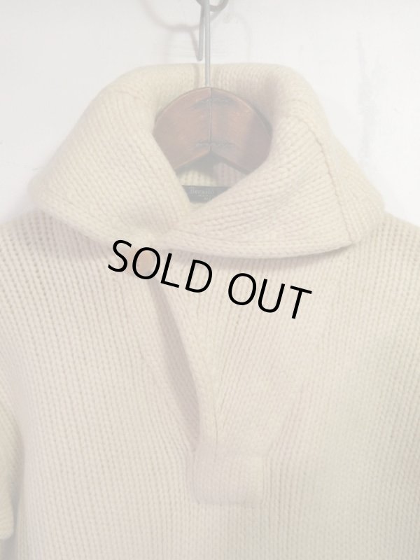 画像2: 50s ビンテージ ショールカラー セーター ヘチマ XS