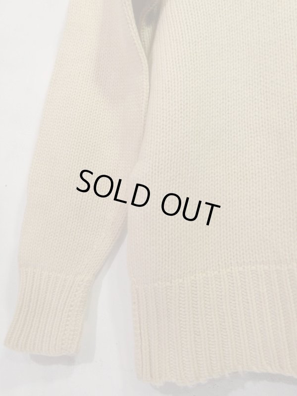 画像3: 50s ビンテージ ショールカラー セーター ヘチマ XS