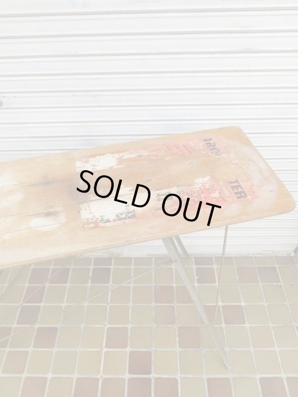 画像2: ＵＳＡ輸入 VINTAGE ビンテージ アイロン台 IRON TABLE