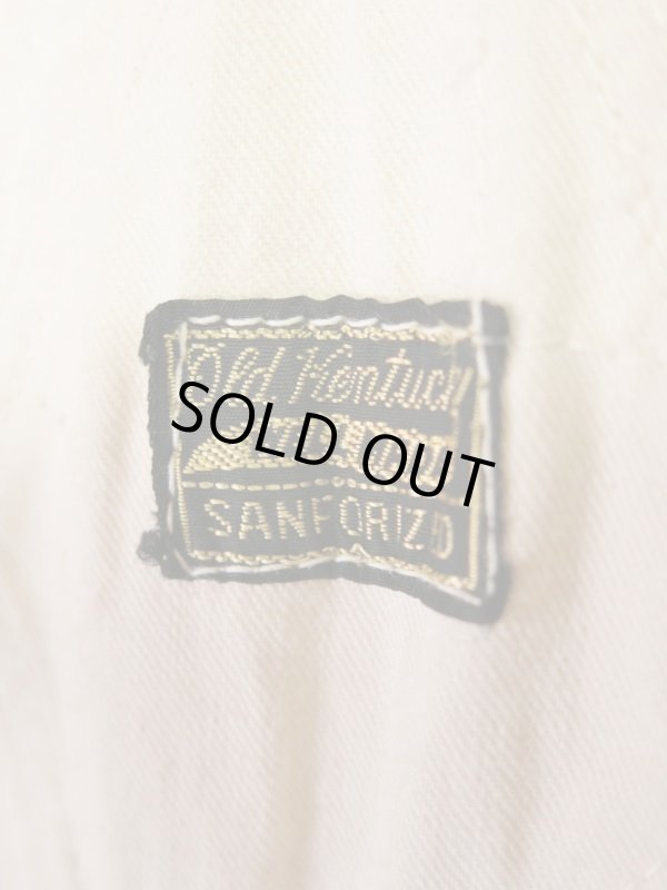 画像6: USA 50s DEAD STOCK！Vintage Old Kentucky over all ビンテージ オールドケンタッキー 生成り エプロン オーバーオール