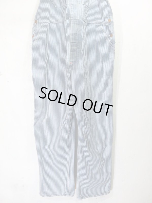 画像2: USA 70s Vintage ROUND HOUSE over all ビンテージ ラウンドハウス ヒッコリー オーバーオール