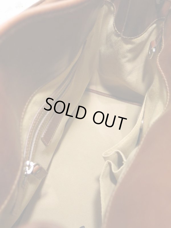 画像7: RALPH LAUREN ラルフローレン レザー×PVC ハンドバッグ ブラックウォッチ