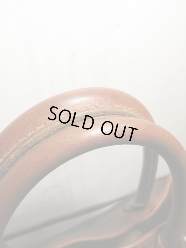 画像8: RALPH LAUREN ラルフローレン レザー×PVC ハンドバッグ ブラックウォッチ