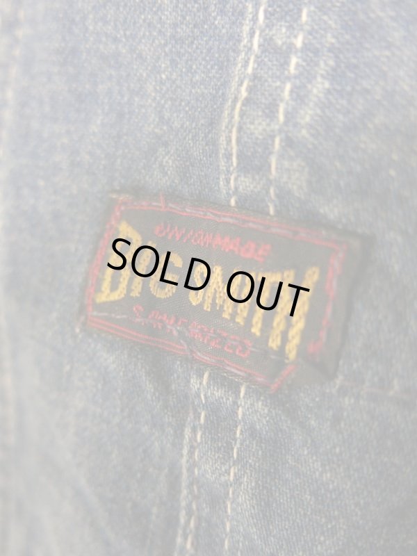 画像2: USA 60s Vintage BIG SMITH over all ビンテージ ビッグスミス デニム オーバーオール