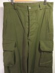 画像2: DEADSTOCK 60's VINTAGE French ARMY M-47 Cargo pants デッド フランス軍 カーゴパンツ ワンウォッシュ