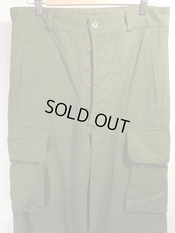 画像2: DEADSTOCK 60's VINTAGE French ARMY M-47 Cargo pants デッド フランス軍 カーゴパンツ ワンウォッシュ
