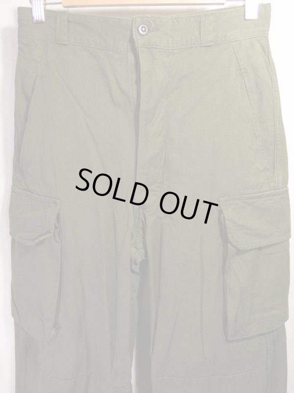画像2: DEADSTOCK 60's VINTAGE French ARMY M-47 Cargo pants デッド フランス軍 カーゴパンツ ワンウォッシュ