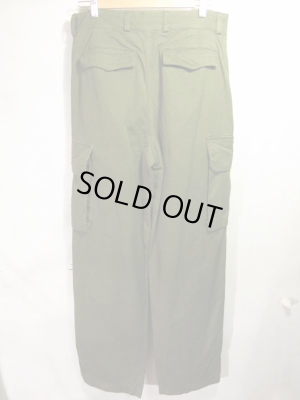 画像5: DEADSTOCK 60's VINTAGE French ARMY M-47 Cargo pants デッド フランス軍 カーゴパンツ ワンウォッシュ